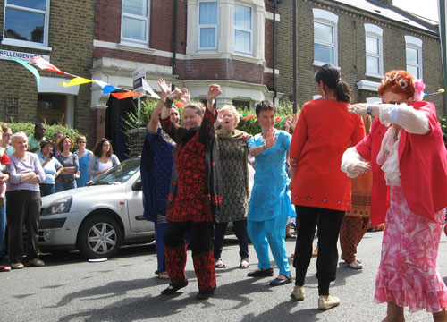 first photo of bollywood dancing